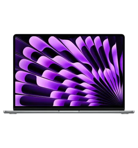 Laptop 15,3" Apple MacBook Air A2941, Gri cosmic, M2 with 8-core CPU and 10-core GPU, 8GB/512GB, macOS Ventura