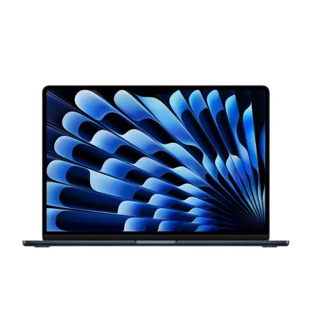 Laptop 15,3" Apple MacBook Air A2941, Midnight, M2 with 8-core CPU and 10-core GPU, 8GB/256GB, macOS Ventura