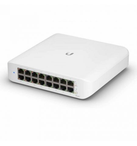Коммутатор Ubiquiti UniFi Switch USW-Lite-16-POE, 16-Port Gigabit RJ45, 8xPoE+ IEEE 802.3af/at , 45W POE supply, Non-Blocking Throughput: 16 Gbps