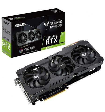 Видеокарта ASUS TUF-RTX3060TI-O8GD6X-GAMING, GeForce RTX3060Ti 8GB GDDR6X, 256-bit, GPU/Mem speed 1785/19Gbps, PCI-Express 4.0, 2xHDMI 2.1/3xDisplay Port 1.4a (placa video/видеокарта)