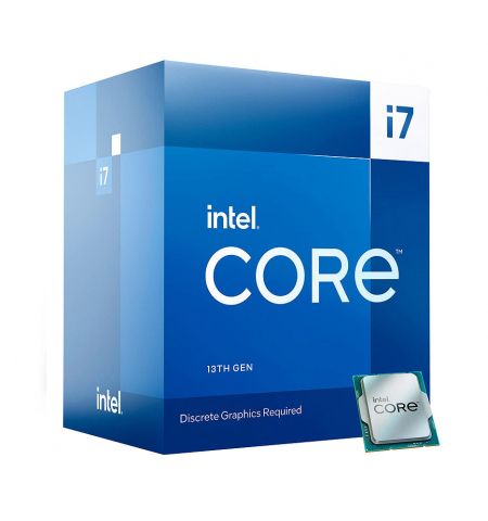 Процессор CPU Intel Core i7-13700F 2.1-5.2GHz 16 Cores 24-Threads (LGA1700, 2.1-5.2GHz, 30MB, No Integrated Graphics) BOX, BX8071513700F (procesor/Процессор)