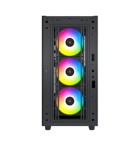 Корпус Case Middletower Deepcool CG560 ATX Black, no PSU, Side panel Tempered Glass,  2xUSB3.0, Audio x 1/Mic x 1, Pre-Installed LED Fans: Front 3X120mm, Rear 1X140mm (carcasa/корпус) Корпус Case Middletower Deepcool CG560 ATX Black, no PSU, Side panel Tempered Glass,  2xUSB3.0, Audio x 1/Mic x 1, Pre-Installed LED Fans: Front 3X120mm, Rear 1X140mm (carcasa/корпус)