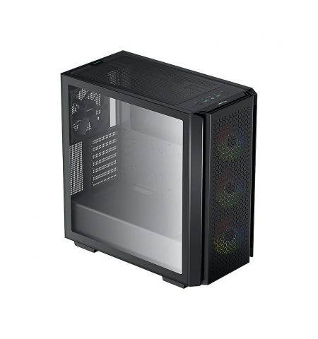 Корпус Case Middletower Deepcool CG560 ATX Black, no PSU, Side panel Tempered Glass,  2xUSB3.0, Audio x 1/Mic x 1, Pre-Installed LED Fans: Front 3X120mm, Rear 1X140mm (carcasa/корпус) Корпус Case Middletower Deepcool CG560 ATX Black, no PSU, Side panel Tempered Glass,  2xUSB3.0, Audio x 1/Mic x 1, Pre-Installed LED Fans: Front 3X120mm, Rear 1X140mm (carcasa/корпус)