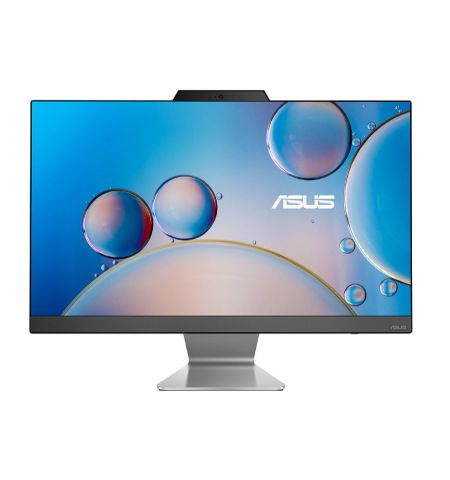 Компьютер моноблок 23.8 ASUS AIO A3402 Black, Intel Core i3-1215U 3.3-4.4GHz/8GB DDR4/SSD 512MB/Intel UHD Graphics/Webcam 720p HD/Speakers & Microphone/WiFi 802.11ac+BT/Gigabit LAN/23.8 FHD IPS (1920x1080)/Keyboard&Mouse/No OS A3402WBAK-BA070M/ All-In-One