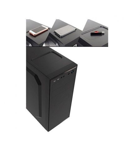 Case Miditower ATX Sohoo 5907BS Black-Silver, 500W, 12cm fan, 24 pin, 2xSATA cables, 1xUSB 3.0, 2xUSB 2.0 & Audio (carcasa/корпус) Case Miditower ATX Sohoo 5907BS Black-Silver, 500W, 12cm fan, 24 pin, 2xSATA cables, 1xUSB 3.0, 2xUSB 2.0 & Audio (carcasa/корпус)