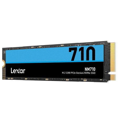 Внутрений высокоскоростной накопитель 1TB SSD M.2 Type 2280 PCIe 4.0 x4 NVMe Lexar NM710 LNM710X001T-RNNNG, Read 5000MB/s, Write 4500MB/s
