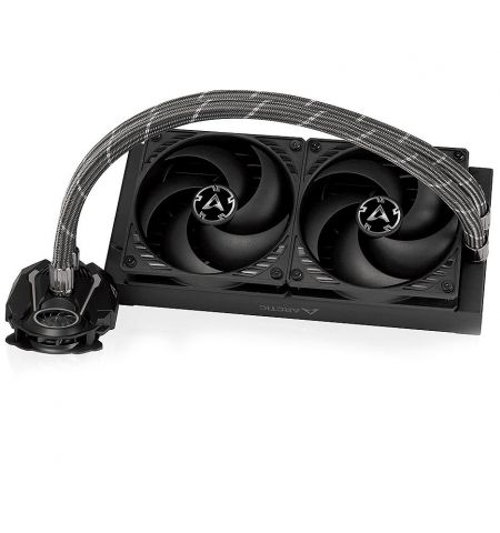 Arctic Liquid Freezer II 240 Multi Compatible All-In-One CPU Water Cooler, Intel 1700, 1200, 115X, 2011-3, 2066, AMD AM5, AM4, VRM Fan: 40mm 1000–3000rpm, Pump: 800–2000rpm, 2x120mm Fan 200–1800rpm, Fluid Dynamic Bearing, ACFRE00046B Arctic Liquid Freezer II 240 Multi Compatible All-In-One CPU Water Cooler, Intel 1700, 1200, 115X, 2011-3, 2066, AMD AM5, AM4, VRM Fan: 40mm 1000–3000rpm, Pump: 800–2000rpm, 2x120mm Fan 200–1800rpm, Fluid Dynamic Bearing, ACFRE00046B