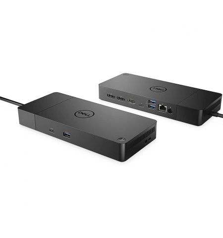 Мобильный адаптер Dell USB Type-C Docking Station WD19s with 130W Adapter (DELL-WD19S130W), 1xHDMI, 2xDisplayPort, 1xRJ-45, 3xUSB 3.1 Gen1, 2xUSB-C 3.1 Gen 2