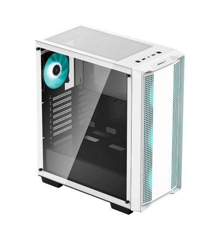 Корпус Case Middletower Deepcool CC560 WH ATX White, no PSU, Side panel Tempered Glass,  2xUSB3.,1xUSB2.0, Audio, Pre-Installed LED Fans: Front 3X120mm, Rear 1X140mm (carcasa/корпус) Корпус Case Middletower Deepcool CC560 WH ATX White, no PSU, Side panel Tempered Glass,  2xUSB3.,1xUSB2.0, Audio, Pre-Installed LED Fans: Front 3X120mm, Rear 1X140mm (carcasa/корпус)