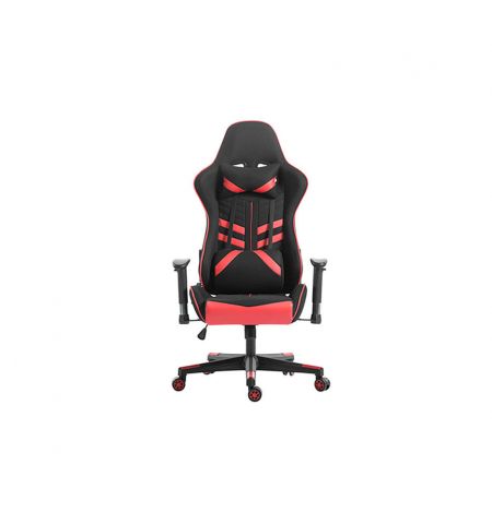 Игровое кресло Lumi Gaming Chair CH06-13 with Headrest & Lumbar Support, Black/Red, Mesh Fabric, 2D Armrest, Steel Frame, 350mm Nylon Plastic Base, PU Hooded Caster, 100mm Class 3 Gas Lift, Weight Capacity 150 Kg Игровое кресло Lumi Gaming Chair CH06-13 with Headrest & Lumbar Support, Black/Red, Mesh Fabric, 2D Armrest, Steel Frame, 350mm Nylon Plastic Base, PU Hooded Caster, 100mm Class 3 Gas Lift, Weight Capacity 150 Kg