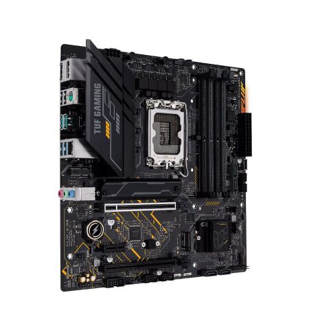 Материнская плата ASUS TUF GAMING B660M-E D4 Intel B660, LGA1700, Dual DDR4 5333MHz, PCIe 4.0 x16, Display Port/HDMI, USB3.2, SATA RAID, 2 x M.2 slots PCIe 4.0 x4, Intel Optane, SB 8-Ch., 2.5Gb Ethernet, Aura Sync