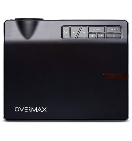 Проектор Overmax OV-MULTIPIC 4.1, 5.8" LCD TFT, 16:9 & 4:3, 4000 lumens, 4000:1, 1920x1080 FullHD, LED Lamp 140W, Lamp Life: 50000 hours, Pict. size: 1m - 5m, Speakers 2x5W, 2xHDMI/2xUSB/VGA/AV