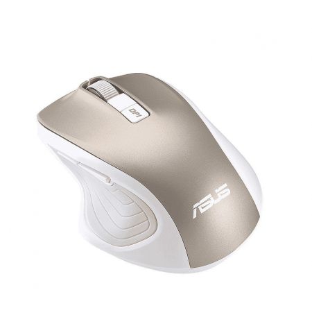 Мышь беспроводная ASUS Silent Wireless Mouse MW202, Gold, Optical, 2.4GHz, 800dpi/1200dpi/2000dpi/4000dpi, Nano, USB 90XB066N-BMU020 (ASUS)