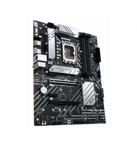 Материнская плата ASUS PRIME B660-PLUS D4 Intel B660, LGA1700, Dual DDR4 5066MHz, PCIe 4.0 x16, PCI-E 3.0 x16, D-Sub/DP/HDMI, USB3.2 Type-C, SATA RAID, 3 x M.2 slots PCIe 4.0 x4, Intel Optane, SB 8-Ch., 2.5Gb Ethernet, AURA Sync