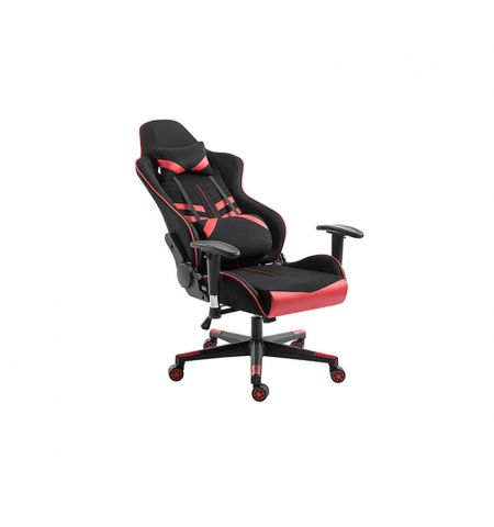 Игровое кресло Lumi Gaming Chair CH06-13 with Headrest & Lumbar Support, Black/Red, Mesh Fabric, 2D Armrest, Steel Frame, 350mm Nylon Plastic Base, PU Hooded Caster, 100mm Class 3 Gas Lift, Weight Capacity 150 Kg Игровое кресло Lumi Gaming Chair CH06-13 with Headrest & Lumbar Support, Black/Red, Mesh Fabric, 2D Armrest, Steel Frame, 350mm Nylon Plastic Base, PU Hooded Caster, 100mm Class 3 Gas Lift, Weight Capacity 150 Kg