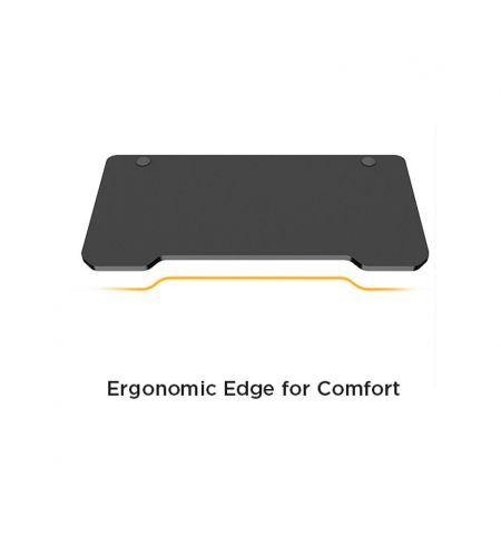 Стол компьютерный LUMI GMD03-1 Conqueror Gaming Desk with RGB Lighting, Black/Red, 1200x600mm, Weight Capacity 100Kg, Multi-Color Gradient Breathing LED Light (Стол компьютерный игровой)