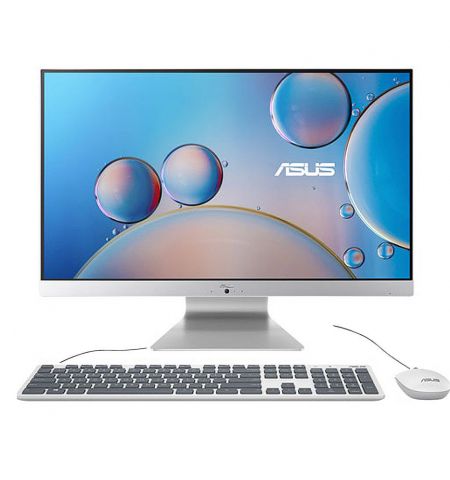 Компьютер моноблок 27 ASUS AIO M3700 White, AMD Ryzen 7 5825U 2.0-4.5GHz/16GB DDR4/SSD 1TB/AMD Radeon Graphics/Webcam 720p HD/Speakers & Microphone/WiFi 802.11ac + BT4.2/ Gigabit LAN/ 27 FHD IPS (1920x1080)/ Keyboard&Mouse/ No OS/ All-In-One / AIO