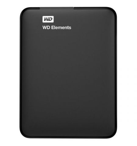 2.5" External HDD 4.0TB (USB3.0)  Western Digital "Elements", Black, Durable design