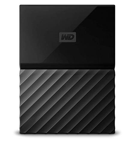 2.5" External HDD 1.0TB (USB3.0)  Western Digital "My Passport", Black, Durable design, Durable design, Durable design, Password protection, 256-bit AES hardware encryption, Automatic backup