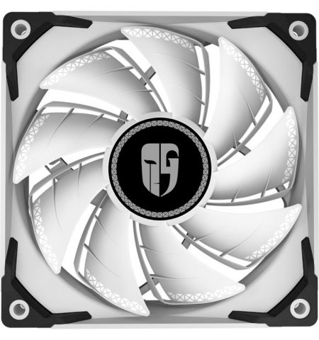 120mm Case Fan - DEEPCOOL Gamer Storm TF series "TF120S WHITE", 120x120x25mm, 500-1800rpm, 40000 hours, White