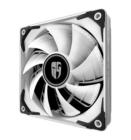 120mm Case Fan - DEEPCOOL Gamer Storm TF series "TF120S WHITE", 120x120x25mm, 500-1800rpm, 40000 hours, White
