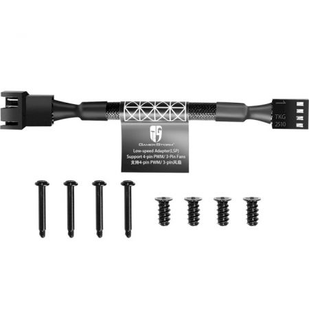 120mm Case Fan - DEEPCOOL Gamer Storm TF series "TF120S WHITE", 120x120x25mm, 500-1800rpm, 40000 hours, White