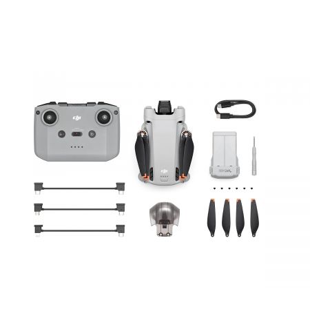 Дрон DJI Mavic Mini 3 PRO + Smart Controller  / Portable Drone, RC, 48MP photo, 4K 60fps/FHD 120fps camera with gimbal, max. 4000m height / 57.6kmph speed, max. flight time 34min, Battery 2453 mAh, 249g Дрон DJI Mavic Mini 3 PRO + Smart Controller  / Portable Drone, RC, 48MP photo, 4K 60fps/FHD 120fps camera with gimbal, max. 4000m height / 57.6kmph speed, max. flight time 34min, Battery 2453 mAh, 249g