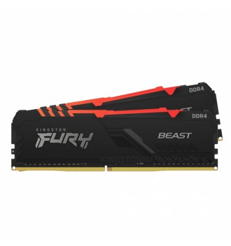 Оперативная память Kingston FURY® Beast DDR4 RGB 2666 МТ/с 16ГБ (Kit of 2*8GB)