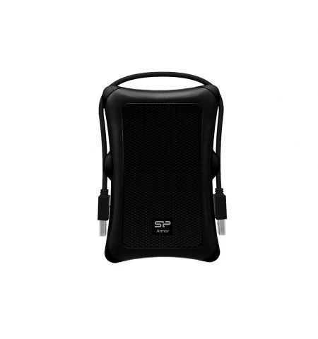 2.5" Внешний HDD Silicon Power Armor A30 / 2TB / USB3.2 Gen1 / Black/Black