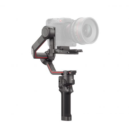 (929761) DJI RS3 Pro - Camera Stabilizer for Mirrorless and DSLR cameras, Payload 3.0 kg, Axis (Automated locks, carbon+metal),3Gen Stab.,Shutter connection (bluetooth, cable), 1.8'' OLED full-color touchscreen,Gimbal mode switch,Mini tripod,NATO,Battery 