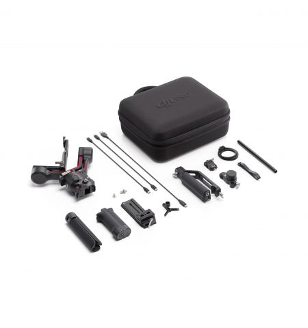 (930767) DJI RS3 Combo - Camera Stabilizer for Mirrorless and DSLR cameras, Payload 3.0 kg, Axis (Automated locks, carbon+plastic),3Gen Stab.,Shutter connection (bluetooth, cable), 1.8'' OLED full-color touchscreen,Gimbal mode switch,Mini tripod, Focus Mo
