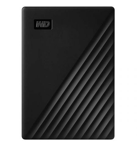 2.5" External HDD 4.0TB (USB3.0)  Western Digital "My Passport", Black, Durable design, Password protection, 256-bit AES hardware encryption, Automatic backup