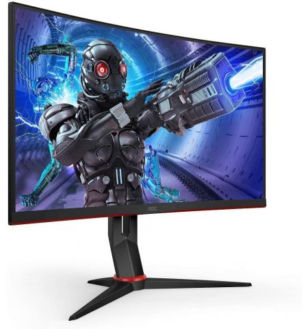 27.0" Игровой монитор AOC  C27G2ZE/BK / 0.5ms / Curved / 240Hz / Black/Red