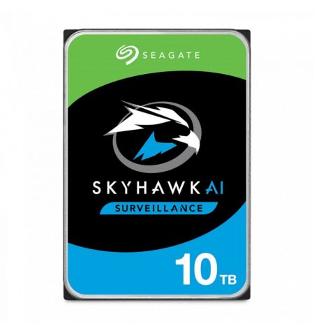 3.5" HDD 10.0TB  Seagate ST10000VE001 SkyHawk AI™ Surveillance, CMR Drive, 24х7, 7200rpm, 256MB, SATAIII
