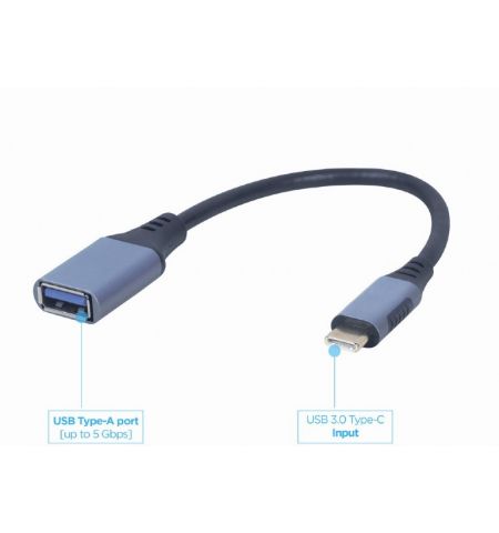 Адаптер Gembird A-USB3C-OTGAF-01/ USB 3.0 OTG Type-C (male) to Type-A (female) Адаптер Gembird A-USB3C-OTGAF-01/ USB 3.0 OTG Type-C (male) to Type-A (female)