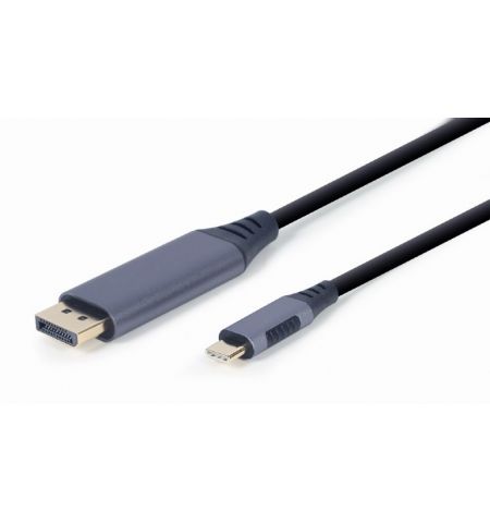 Адаптер Gembird CC-USB3C-DPF-01-6 /  USB Type-C to DisplayPort  / 1.8m
