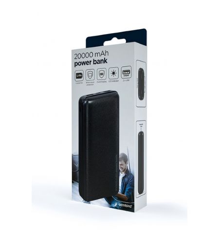 20000mAh Powerbank Gembird PB20-02 20000mAh Powerbank Gembird PB20-02