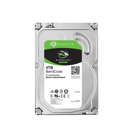 3.5" HDD 4.0TB  Seagate ST4000DM005 BarraCuda™ Compute, 7200rpm, 256MB, SATAIII