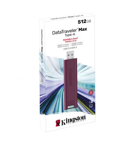 Флеш-накопитель USB Kingston DataTraveler Max / USB3.2 /512GB / Red Флеш-накопитель USB Kingston DataTraveler Max / USB3.2 /512GB / Red