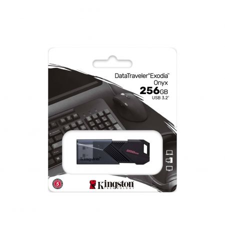 Флеш-накопитель USB3.2  Kingston DataTraveler Exodia Onyx 256ГБ / Black Флеш-накопитель USB3.2  Kingston DataTraveler Exodia Onyx 256ГБ / Black