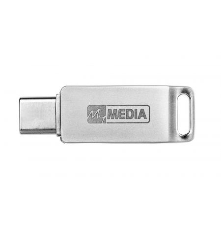 Флеш-накопитель USB2.0 MyMedia (by Verbatim) MyDual / USB A + USB-C /  64ГБ