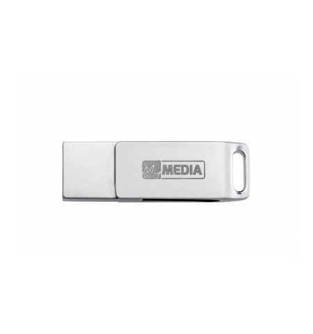 Флеш-накопитель USB3.2 MyMedia (by Verbatim) MyDual USB 3.2 Gen1/ USB A + USB-C /  64ГБ Флеш-накопитель USB3.2 MyMedia (by Verbatim) MyDual USB 3.2 Gen1/ USB A + USB-C /  64ГБ