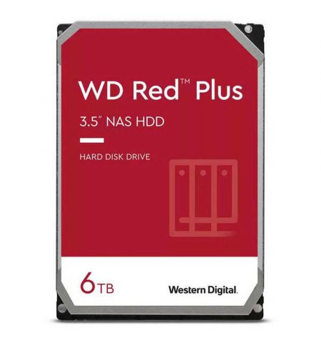 3.5'' HDD Western Digital WD60EFPX Caviar Red Plus NAS / 6.0TB