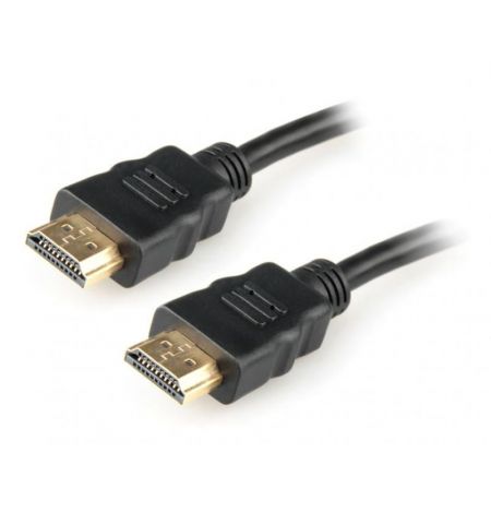 Cable HDMI - 5m - Brackton "Basic" K-HDE-SKB-0500.B, 5 m, High Speed HDMI® Cable with Ethernet, male-male, with gold plated contacts, double shielded, with dust caps