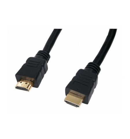 Cable HDMI - 10m - Brackton "Basic" K-HDE-SKB-1000.B, 10 m, High Speed HDMI® Cable with Ethernet, male-male, with gold plated contacts, double shielded, with dust caps