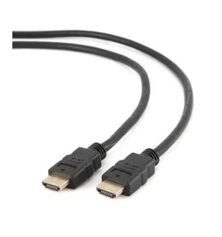 Cable HDMI  CC-HDMI4-15M, 15 m, HDMI v.1.4, male-male, Black cable with gold-plated connectors, Bulk packing