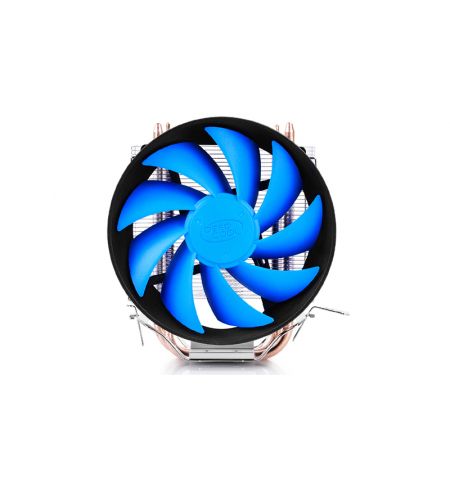 DEEPCOOL Cooler  "GAMMAXX 200T", Socket 775/1150/1151 & AM4/FM2/AM3, up to 100W, 120х120х25mm, 900~1600rpm, 17.8~26.1 dBA, 54.25CFM, 4 pin, PWM, Hydro Bearing, 2 heatpipes direct contact