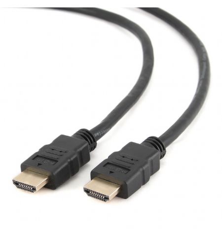 Cable HDMI  - 1m - Cablexpert CC-HDMI4-1M, 1 m, HDMI v.1.4, male-male, cable with gold-plated connectors, bulk package, Black