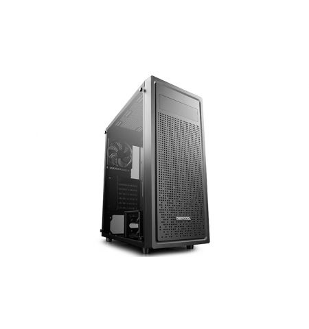 Корпус DEEPCOOL E-SHIELD / w/oPSU / Side panel / 1x120mm / ATX / Black