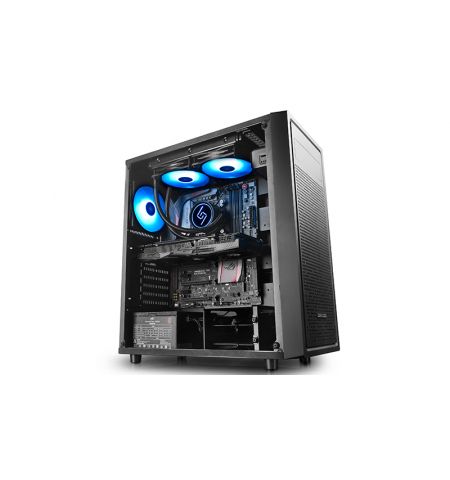 Корпус DEEPCOOL E-SHIELD / w/oPSU / Side panel / 1x120mm / ATX / Black Корпус DEEPCOOL E-SHIELD / w/oPSU / Side panel / 1x120mm / ATX / Black